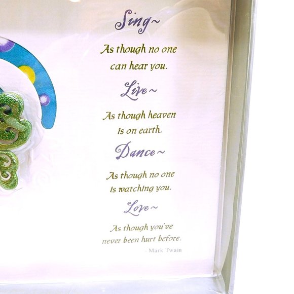 New Butterfly Brooch Pin Darling Dash Sing Love Dance Live Card Rhinestones - Picture 3 of 4